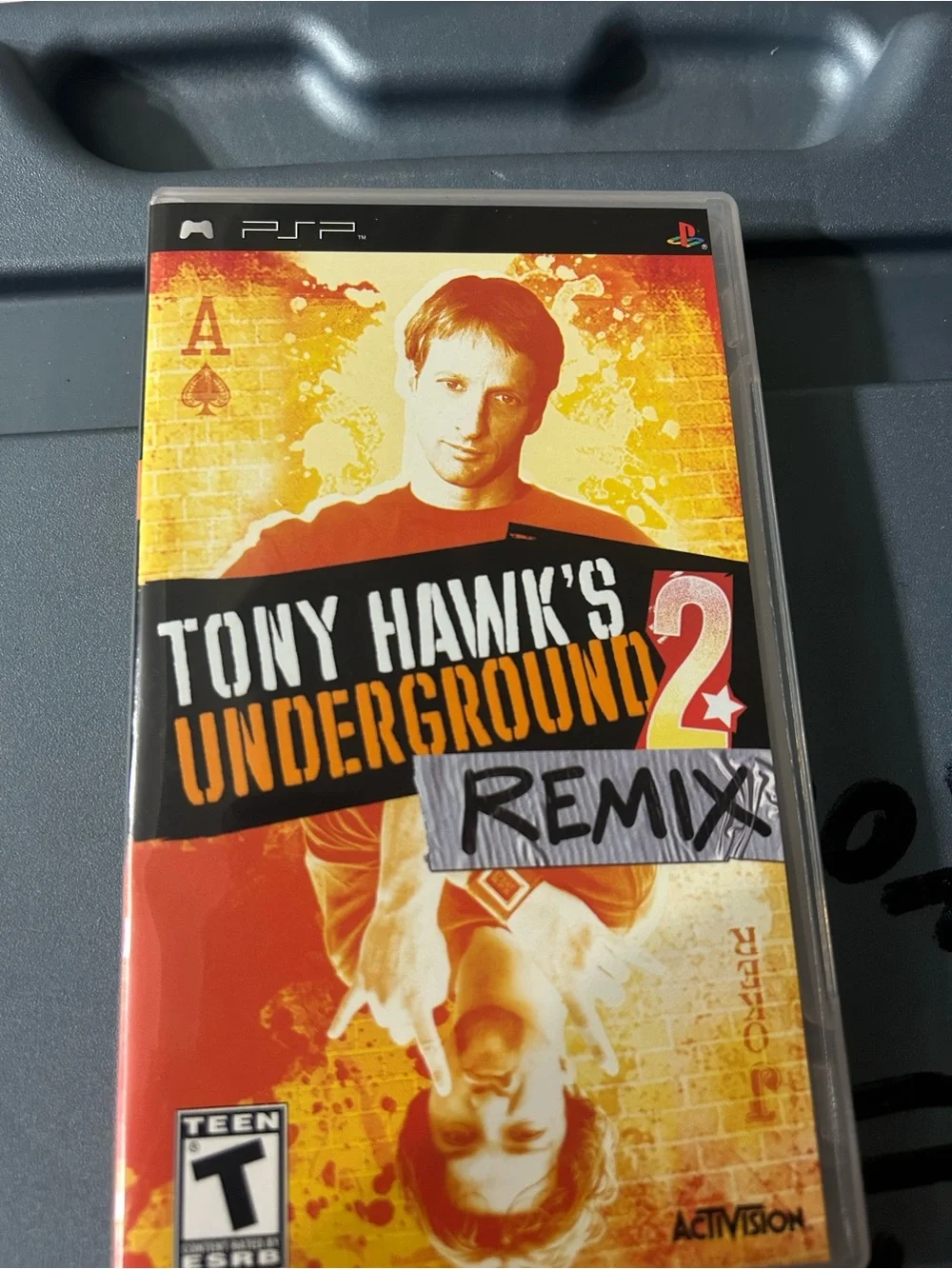 Sony PSP Tony Hawk's Underground 2 Remix Video Game - Orange Black White